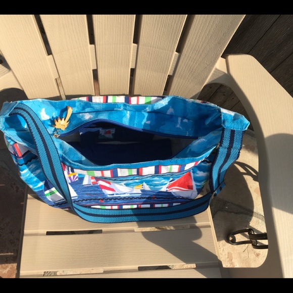 Canvas beach summer bag - Picture 6 of 8